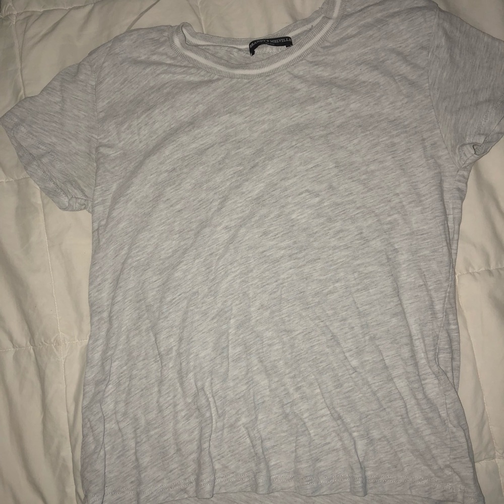 Grey brandy tee